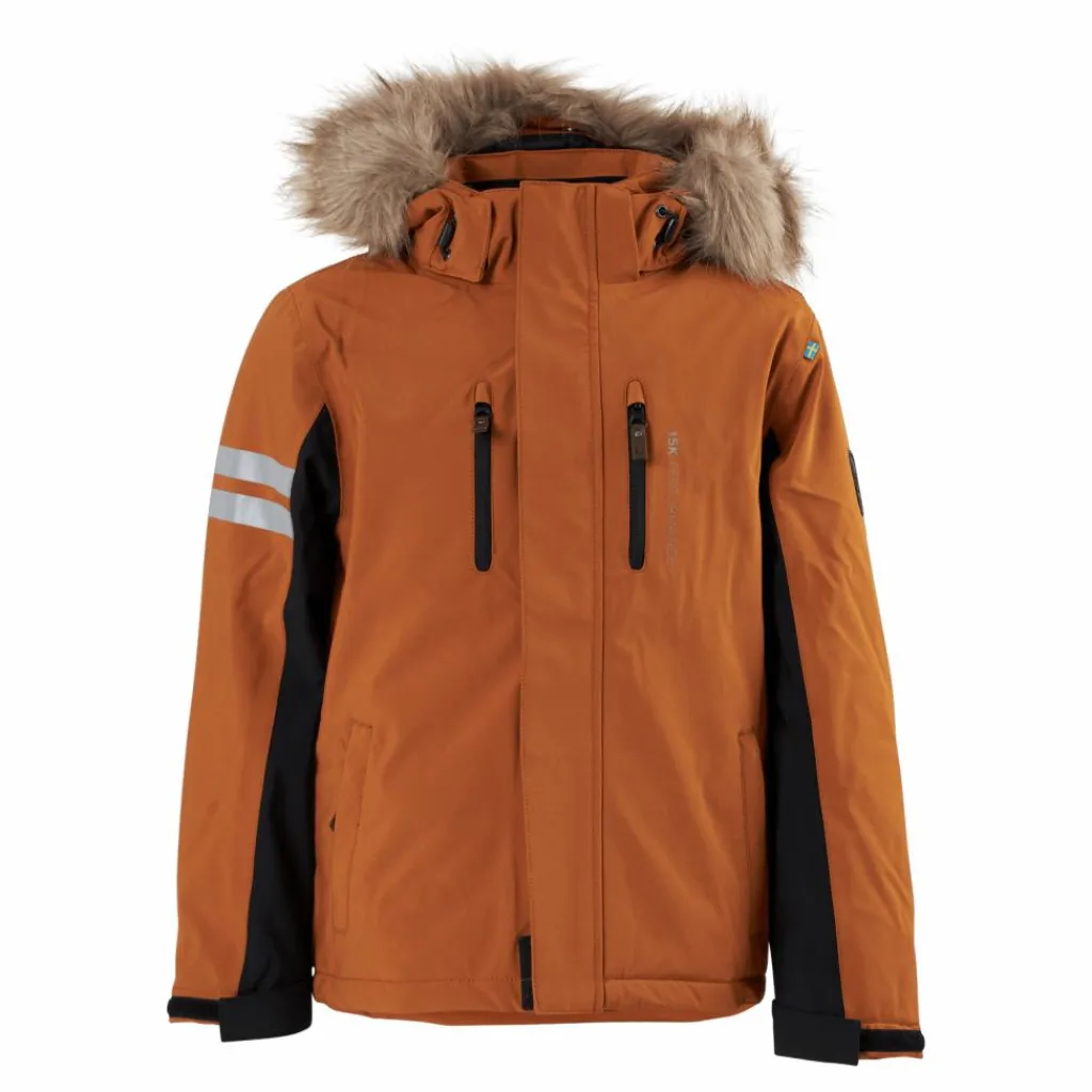 Lindberg Colden Jacket Sudan Brown Orange Discount
