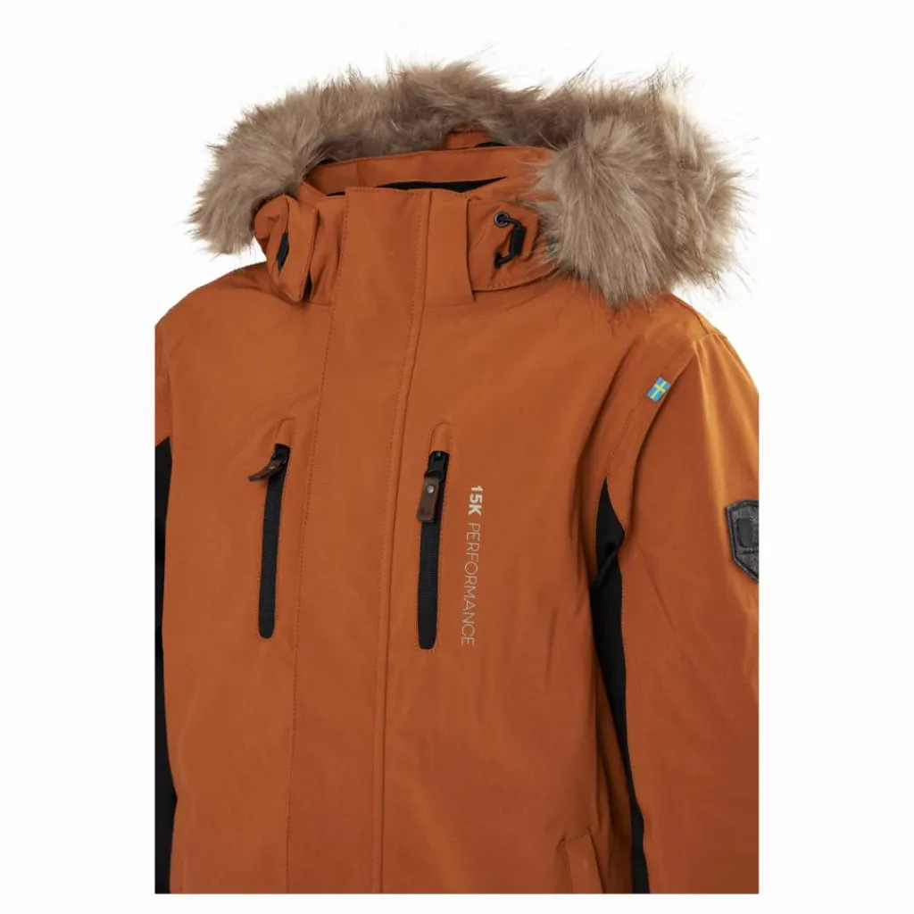 Lindberg Colden Jacket Sudan Brown Orange Discount
