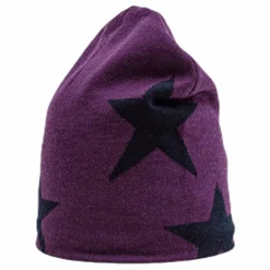 Molo Colder Star Beanie Purple/Black Lila och Svart