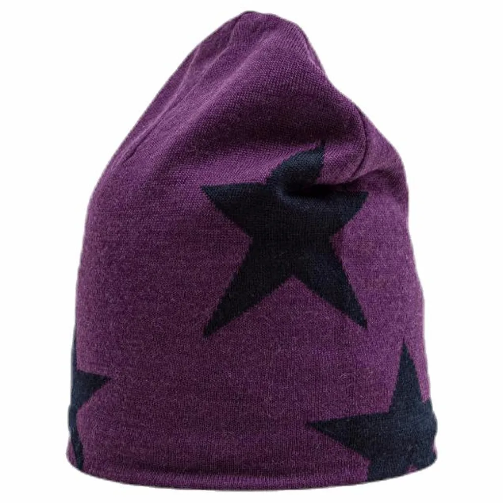 Molo Colder Star Beanie Purple/Black Lila och Svart