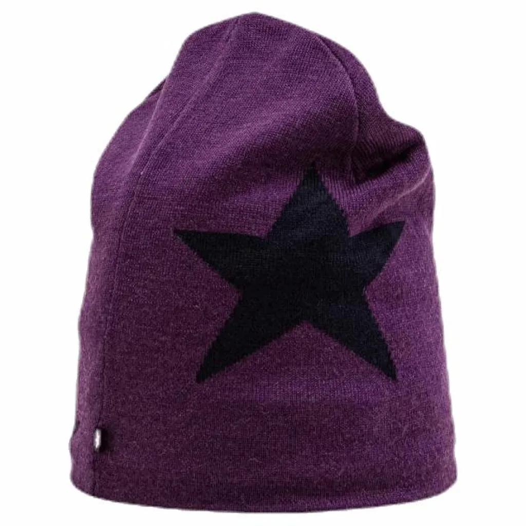 Molo Colder Star Beanie Purple/Black Lila och Svart