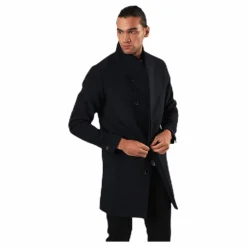 Jack & Jones Collum Wool Coat Blue Blå Hot