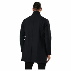 Jack & Jones Collum Wool Coat Blue Blå Hot