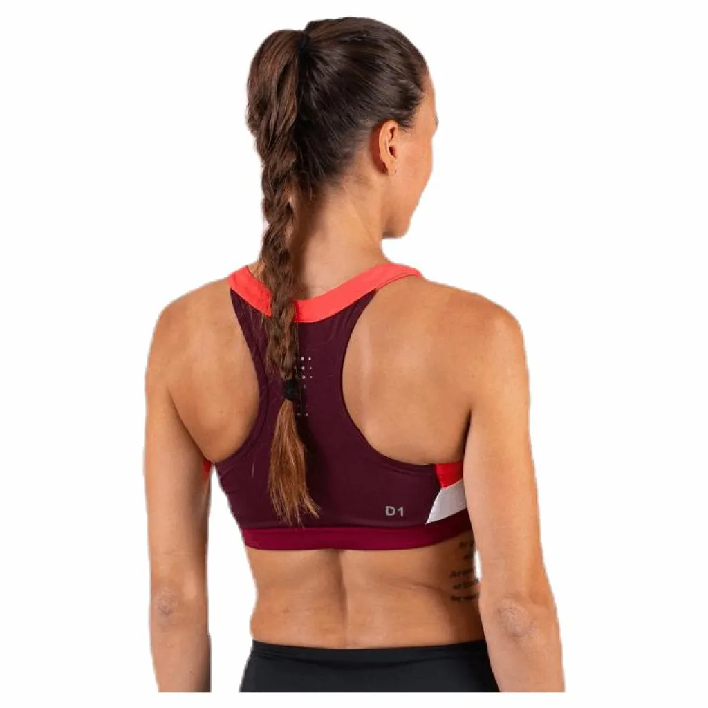 Color Block Bra 2 Pink/Red*ASICS Clearance