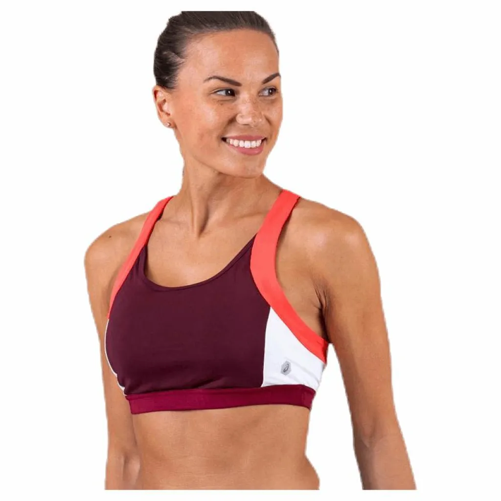 Color Block Bra 2 Pink/Red*ASICS Clearance