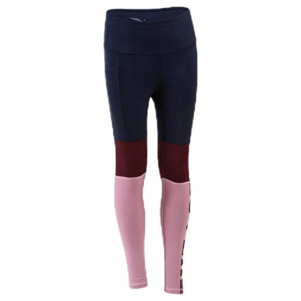 Svea Color Block Junior Tights Blue/Pink Blå och Rosa Sale