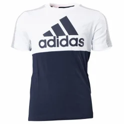 adidas Colorblock T-Shirt Legend Ink Vit och Blå