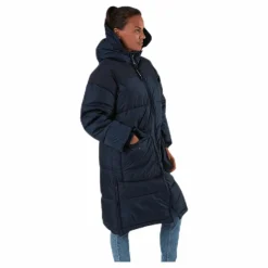 Svea Comfy Puffer Coat Blue Blå Sale
