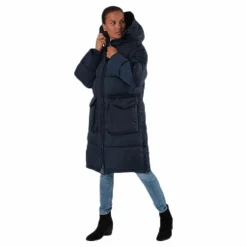 Svea Comfy Puffer Coat Blue Blå Sale