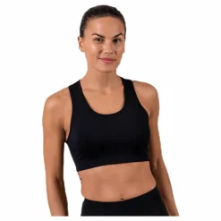 Compression Sports Bra C/D Black*Stay in place New