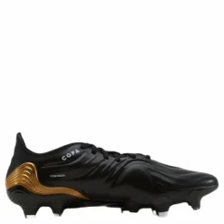 adidas Copa Sense.1 Firm Ground Boots Core Black / Cloud White / Gold Metallic Svart Sale