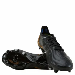 adidas Copa Sense.1 Firm Ground Boots Core Black / Cloud White / Gold Metallic Svart Sale