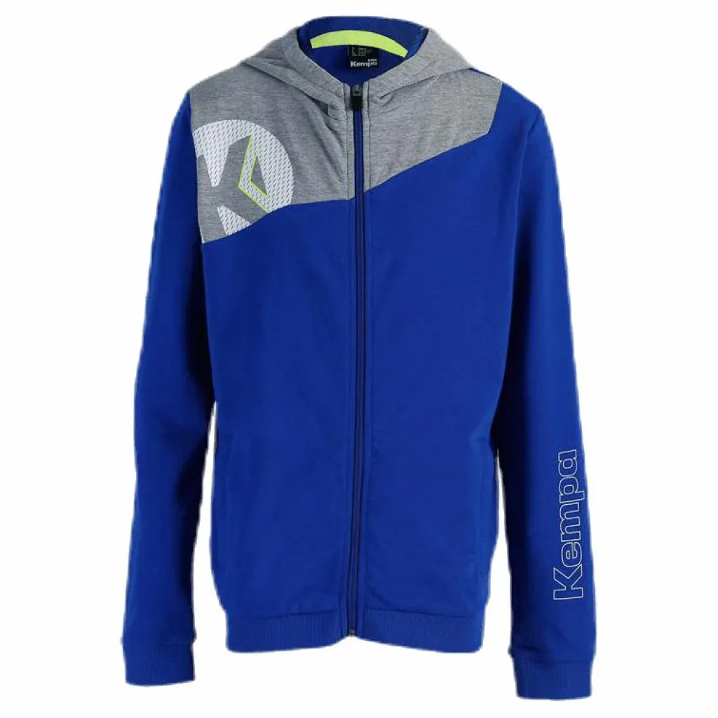 Kempa Core 2.0 Hood Jacket Junior Blue/Grey Blå och Grå Online