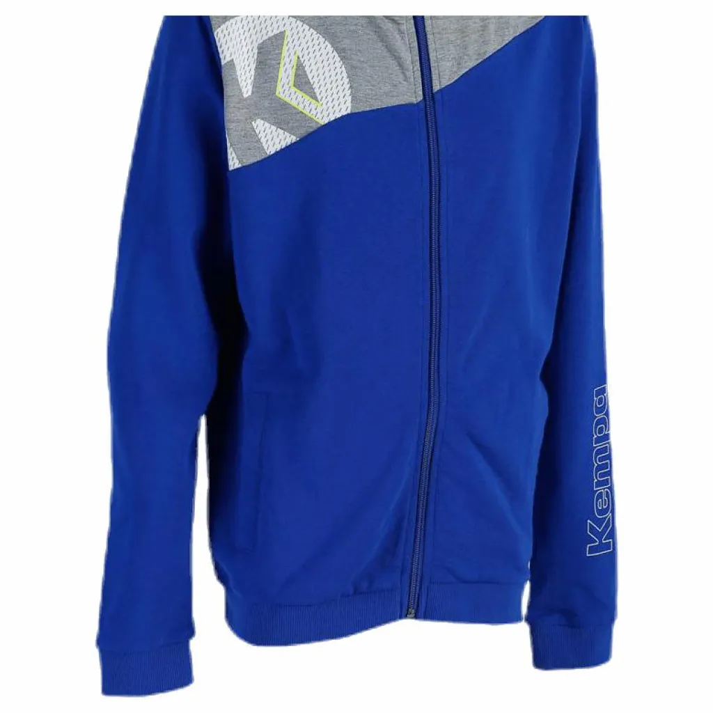 Kempa Core 2.0 Hood Jacket Junior Blue/Grey Blå och Grå Online