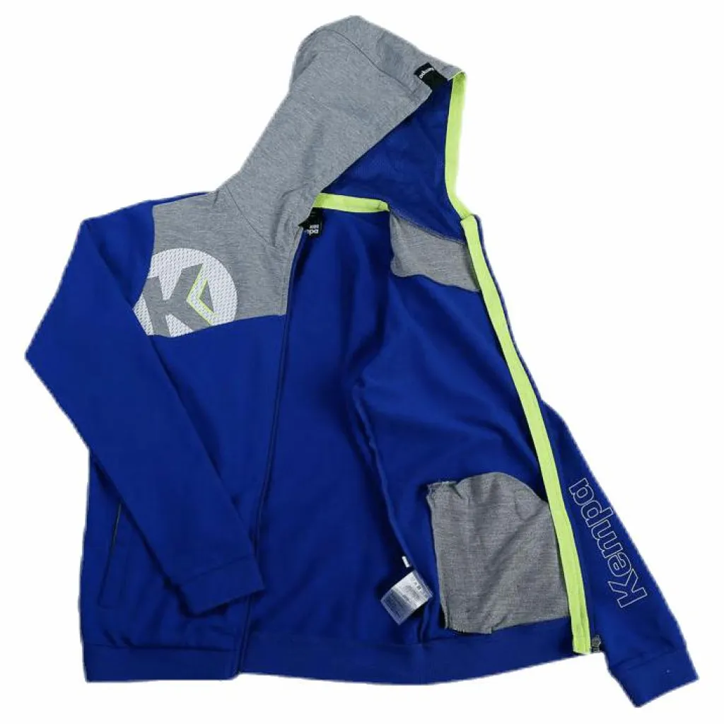 Kempa Core 2.0 Hood Jacket Junior Blue/Grey Blå och Grå Online