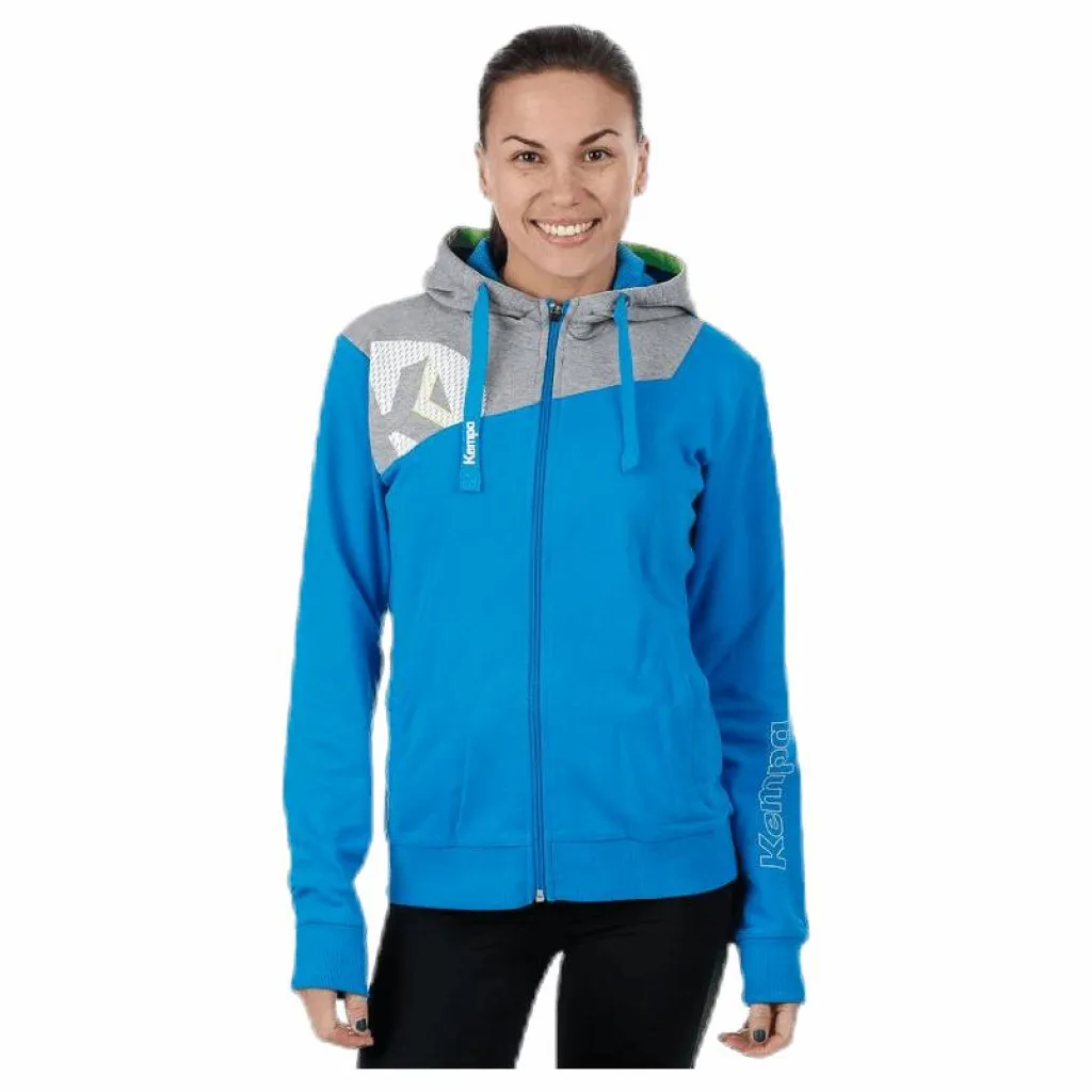 Kempa Core 2.0 Hood Jacket W Blue/Grey Blå och Grå New