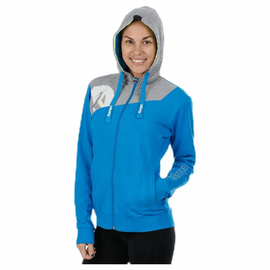 Kempa Core 2.0 Hood Jacket W Blue/Grey Blå och Grå New