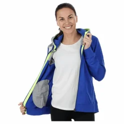 Kempa Core 2.0 Hood Jacket W Blue/Grey Blå och Grå Outlet