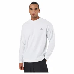 adidas Core Crew Sweatshirt White Vit New