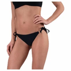 Core Solid String Side Tie Bikini Black*Calvin Klein Outlet