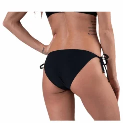 Core Solid String Side Tie Bikini Black*Calvin Klein Outlet