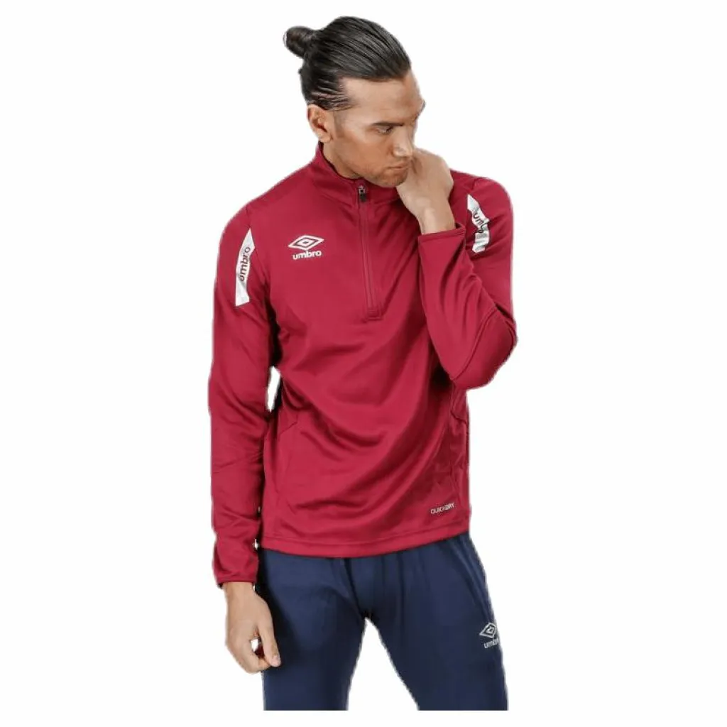 Core Sweat Half Zip Red*Umbro Discount