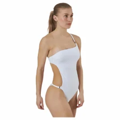 Core Textured Cut Out Swimsuit White*Calvin Klein Hot