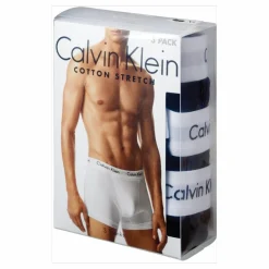 Calvin Klein Cotton Stretch 3P Hip Brief Black Svart Online
