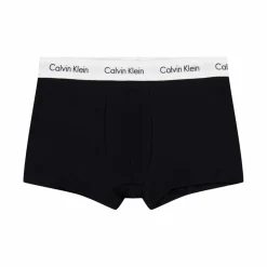 Cotton Stretch 3P Low Rise Trunk Black*Calvin Klein New