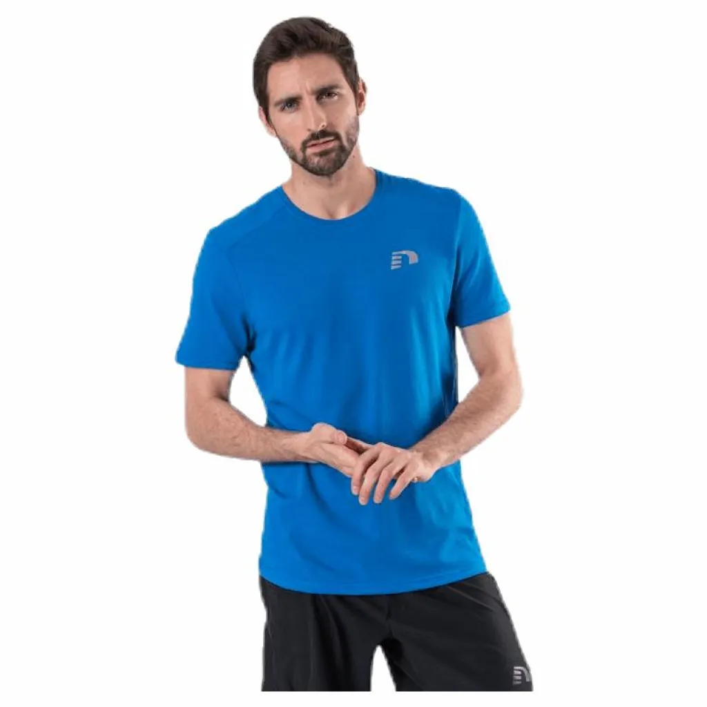 Newline Cotton/Poly Tee Blue Blå Sale