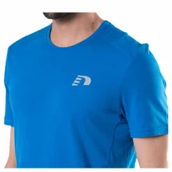 Newline Cotton/Poly Tee Blue Blå Sale