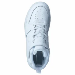 Nike Court Borough Mid 2 Little Kids' Shoes WHITE/WHITE-WHITE Vit Discount