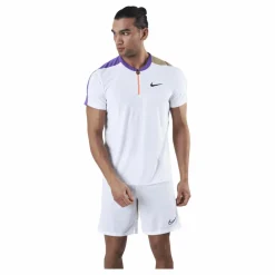 Court Breathe Slam Polo White/Beige*Nike New