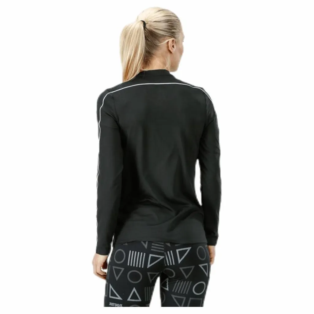 Nike Court Dry Top LS Halfzip White/Black Svart Best