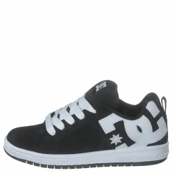 DC Shoes Court Graffik Black/white Svart Clearance