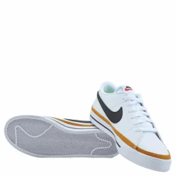 Nike Court Legacy Next Nature Women's Shoes WHITE/BLACK-DESERT OCHRE-TEAM ORANGE Vit Clearance
