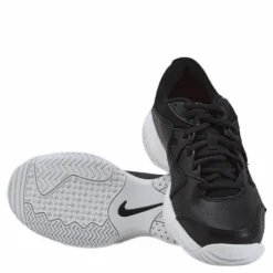 Nike Court Lite Junior White/Black Svart Clearance