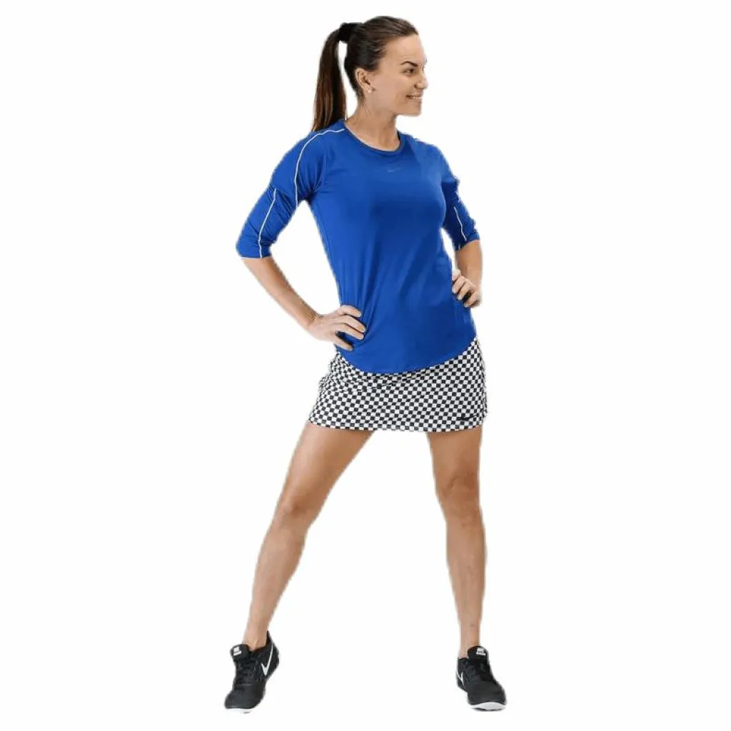 Nike Court Top 3QT Blue Blå Online