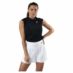 Nike Court Victory Polo White/Black Svart Sale