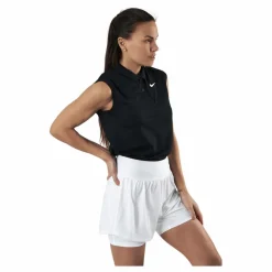 Nike Court Victory Polo White/Black Svart Sale