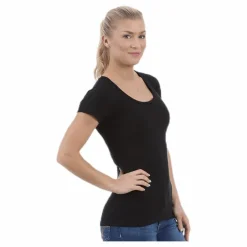 Bread & Boxers Crew Neck Black Svart Discount