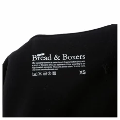 Bread & Boxers Crew Neck Black Svart Discount