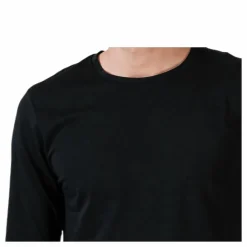 Bread & Boxers Crew Neck Longsleeve Black Svart Outlet