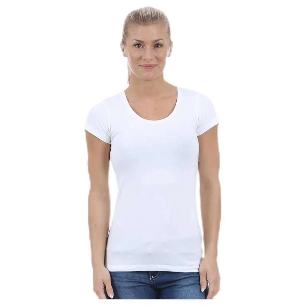 Bread & Boxers Crew Neck White Vit New