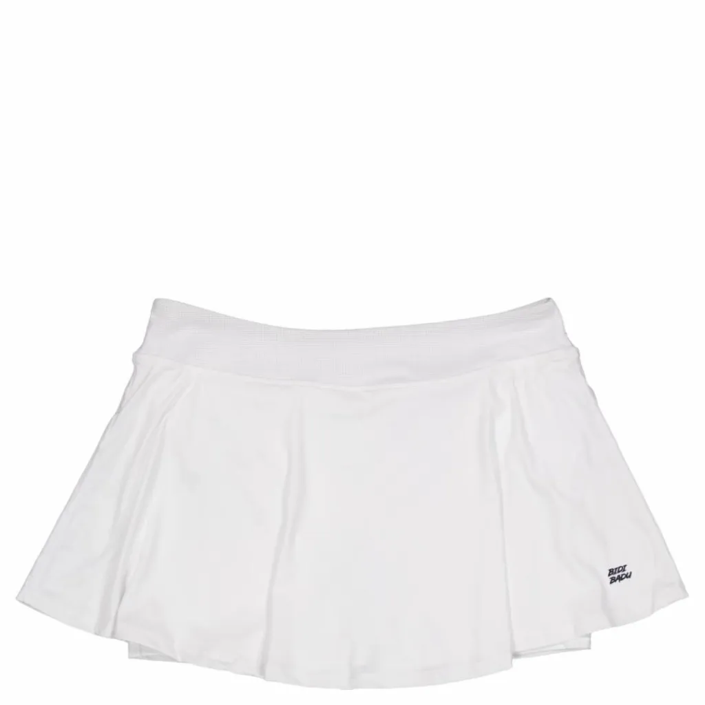 Bidi Badu Crew Wavy Skort White Vit Discount