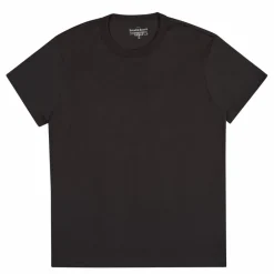 Bread & Boxers Crew-Neck pima Black Svart Clearance