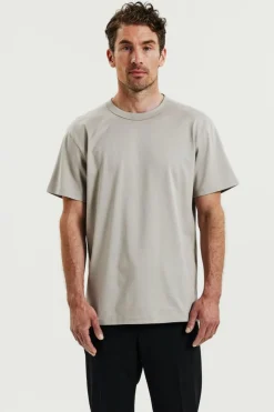 Bread & Boxers Crew-neck Pima Greige Beige Outlet