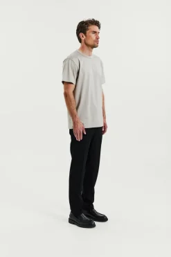 Bread & Boxers Crew-neck Pima Greige Beige Outlet