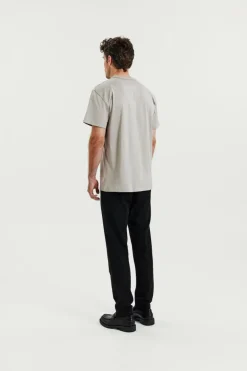Bread & Boxers Crew-neck Pima Greige Beige Outlet
