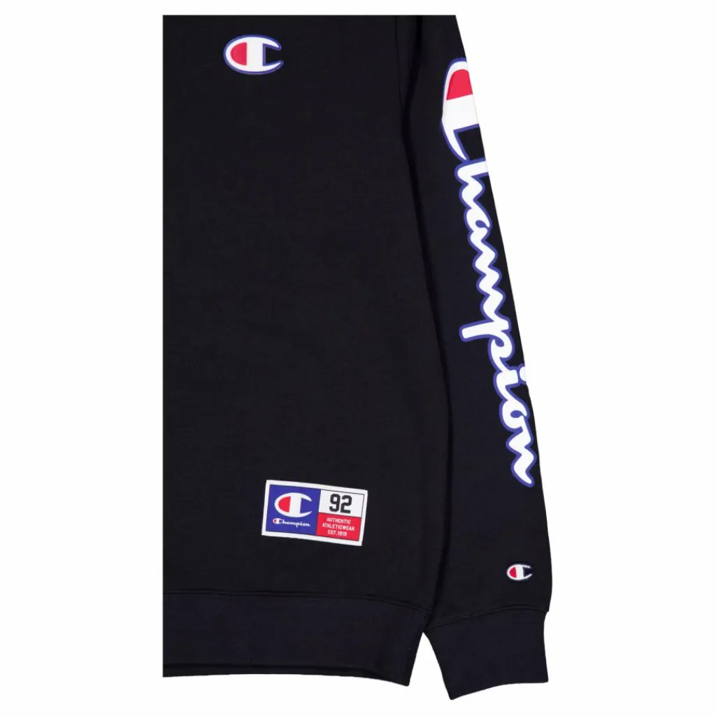 Champion Crewneck Sweatshirt Black Beauty Svart Sale